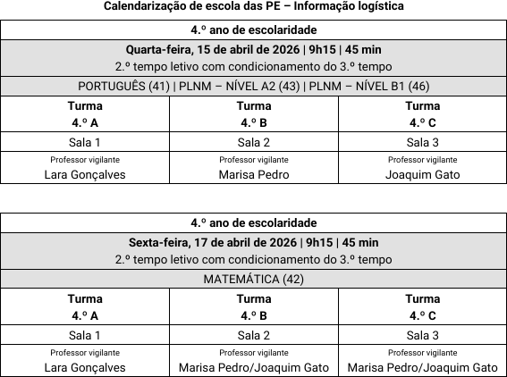 Avaliação externa e provas de equivalência à frequência 110 Captura de ecra 2026 04 11 165354